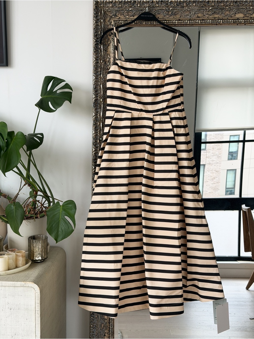 English Factory Striped Midi Dress // Size Small NWT - Picture 2 of 7
